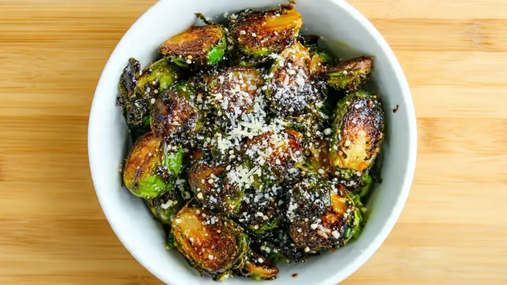 Air Fryer Balsamic Brussels Sprouts Recipe