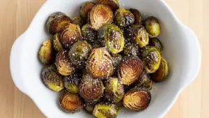 Air Fryer Balsamic Brussels Sprouts Recipe