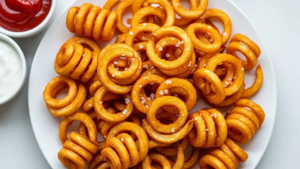 Air Fryer Curly Fries with Paprika Recipe