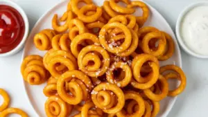 Air Fryer Curly Fries with Paprika Recipe
