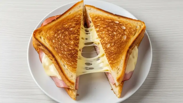 Air Fryer Bikini Ham & Cheese Sandwich Recipe
