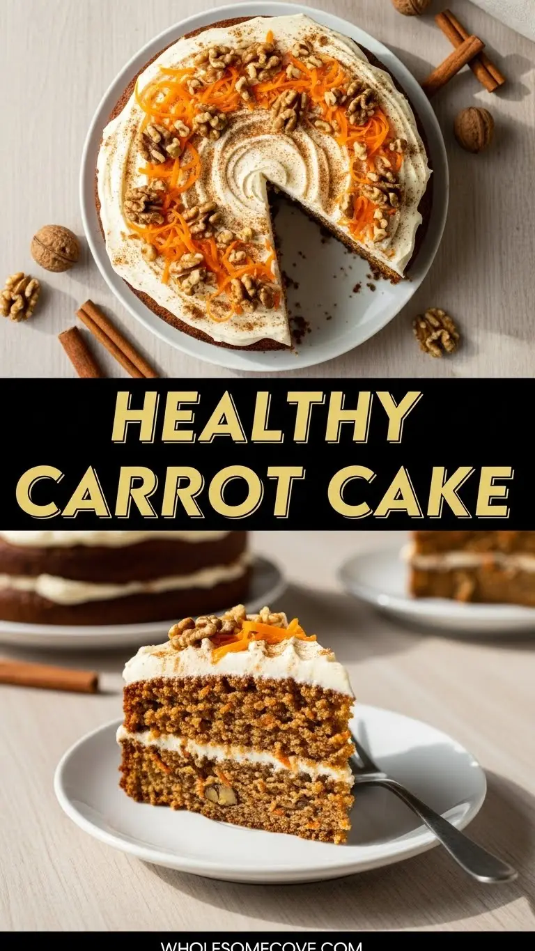 Healthy Carrot Cake Recipe
