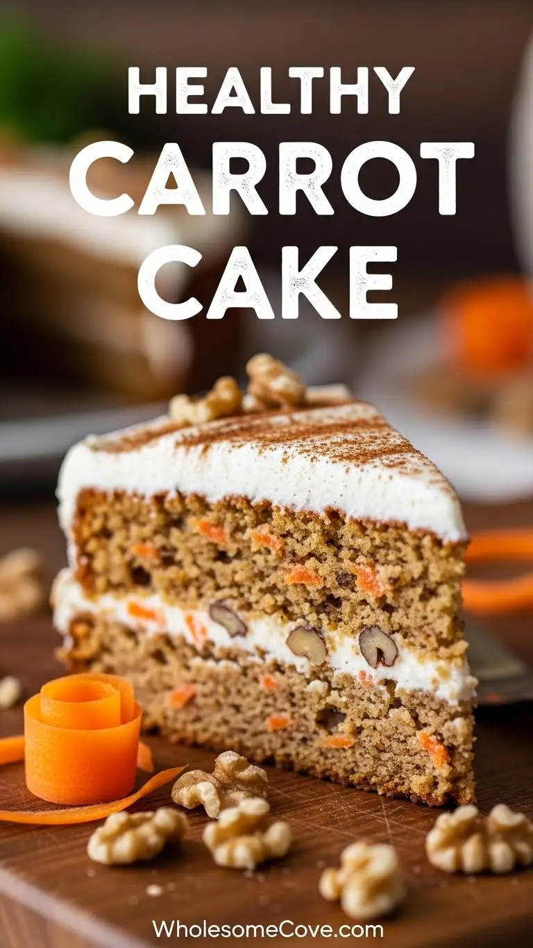 Healthy Carrot Cake Recipe
