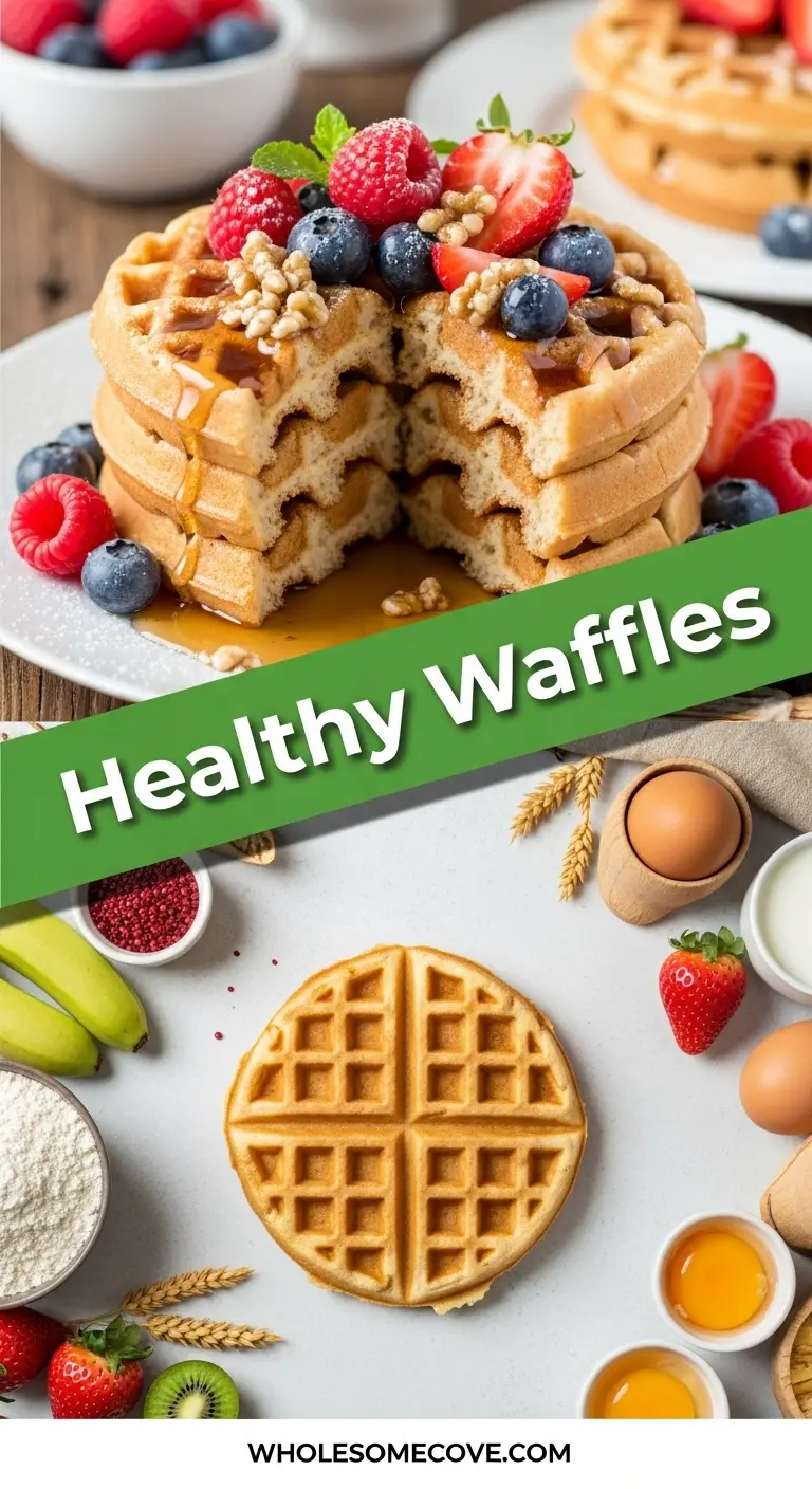 Healthy Waffle Recipe | Gluten-Free & Dairy-Free Option