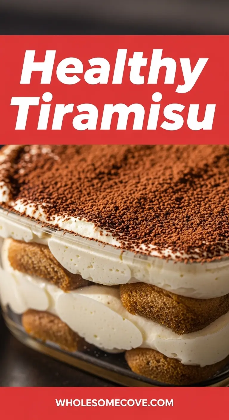 Healthy Tiramisu Recipe | Quick No-Bake Dessert for Entertaining