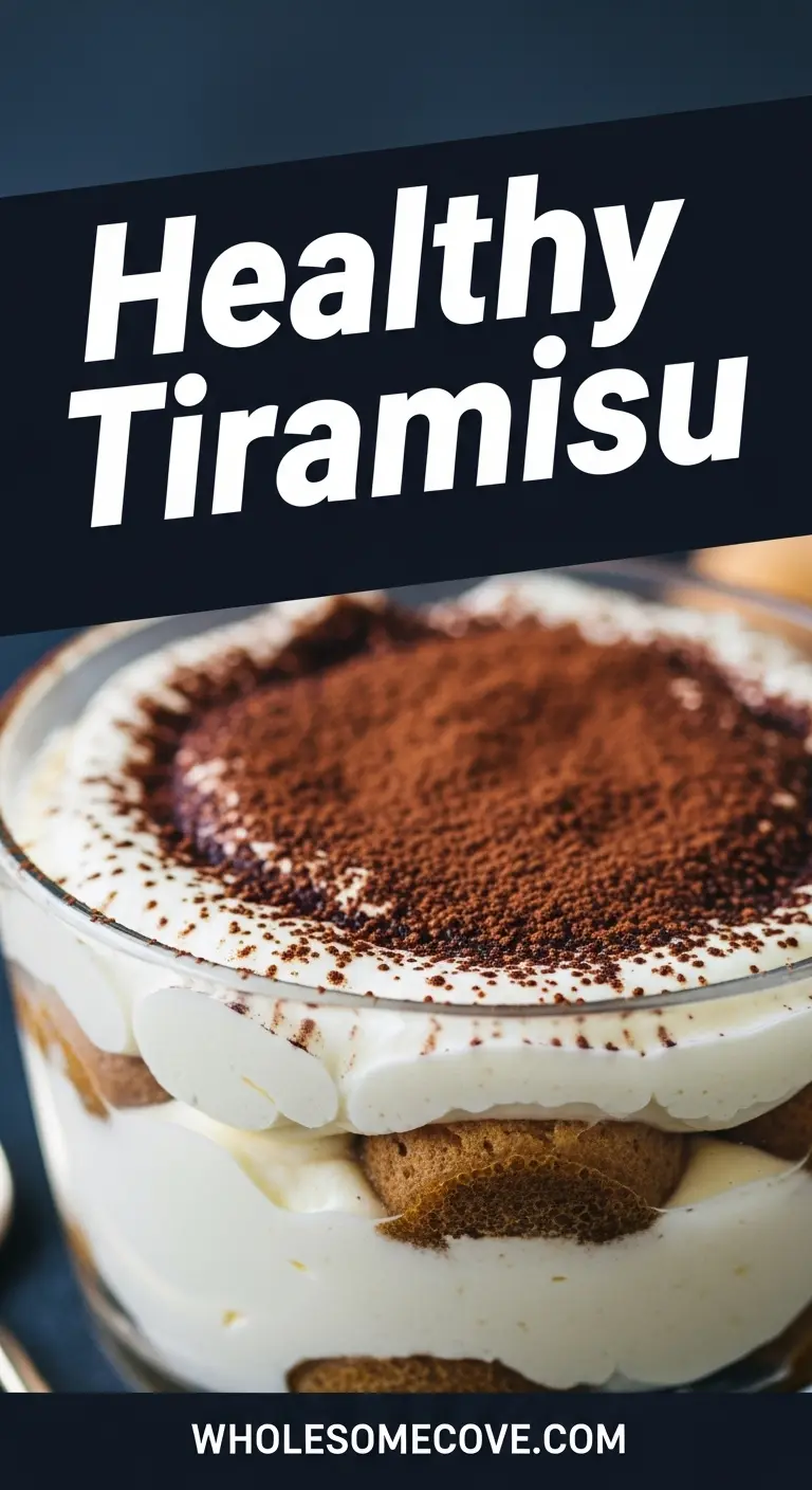 Healthy Tiramisu Recipe - Light Dessert for Weight Watchers