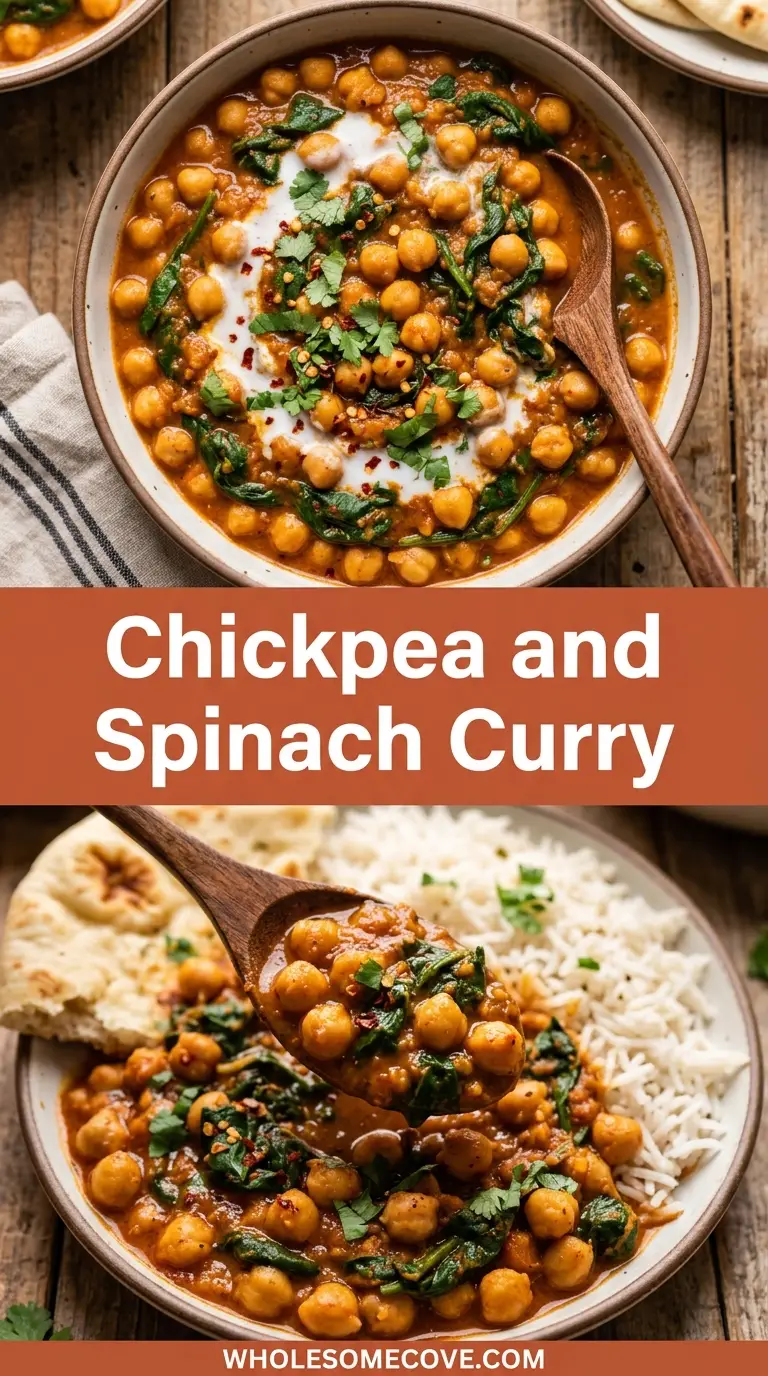 Chickpea and Spinach Curry Recipe