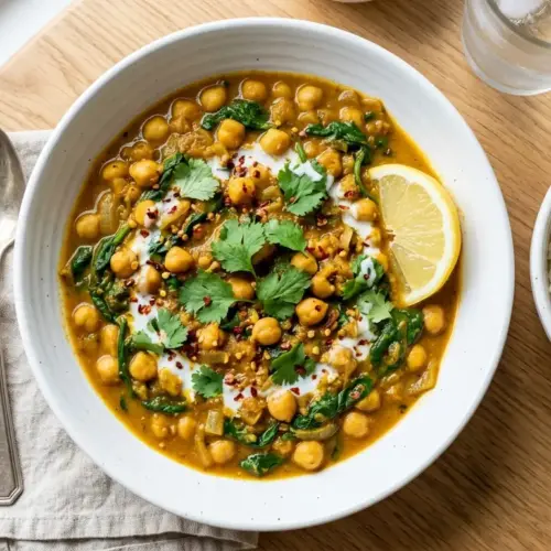 Chickpea and Spinach Curry Recipe