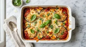 Eggplant Parmesan with Zucchini Recipe