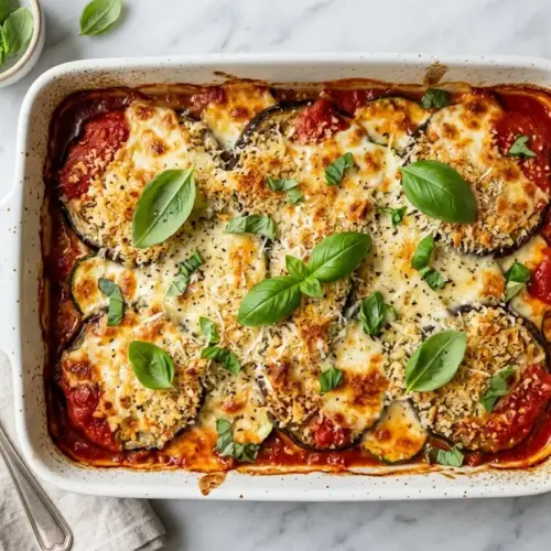 Eggplant Parmesan with Zucchini Recipe