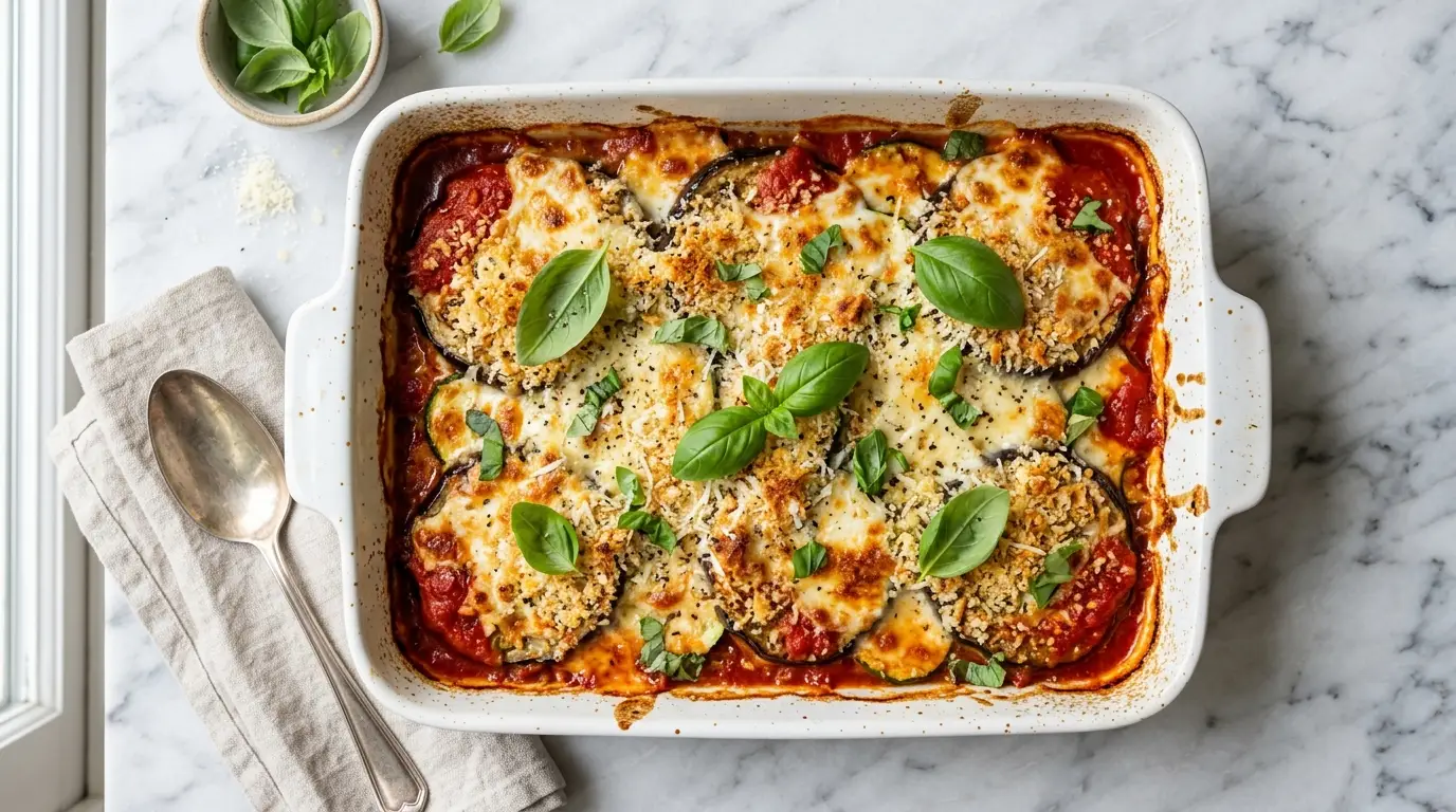 Eggplant Parmesan with Zucchini Recipe