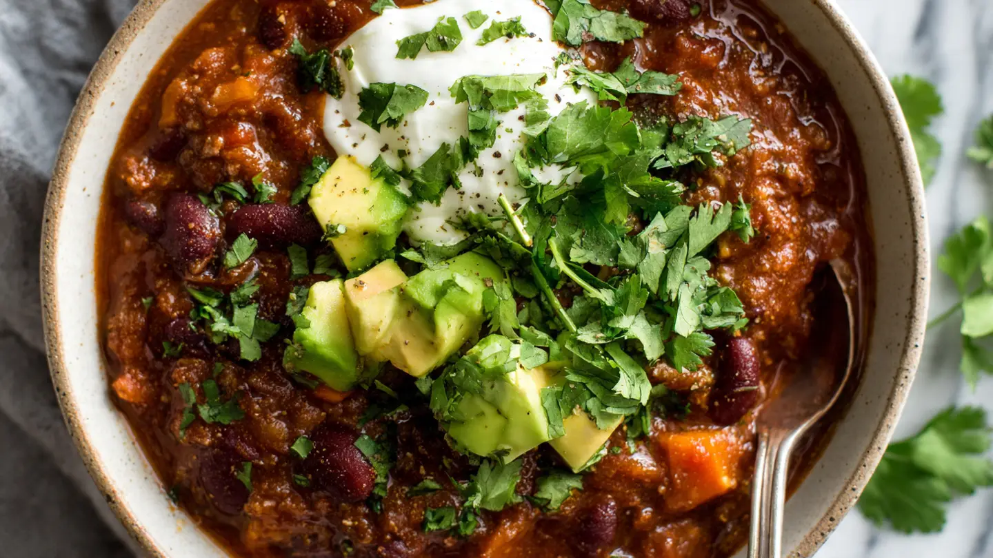 Healthy Crockpot Chili Recipe