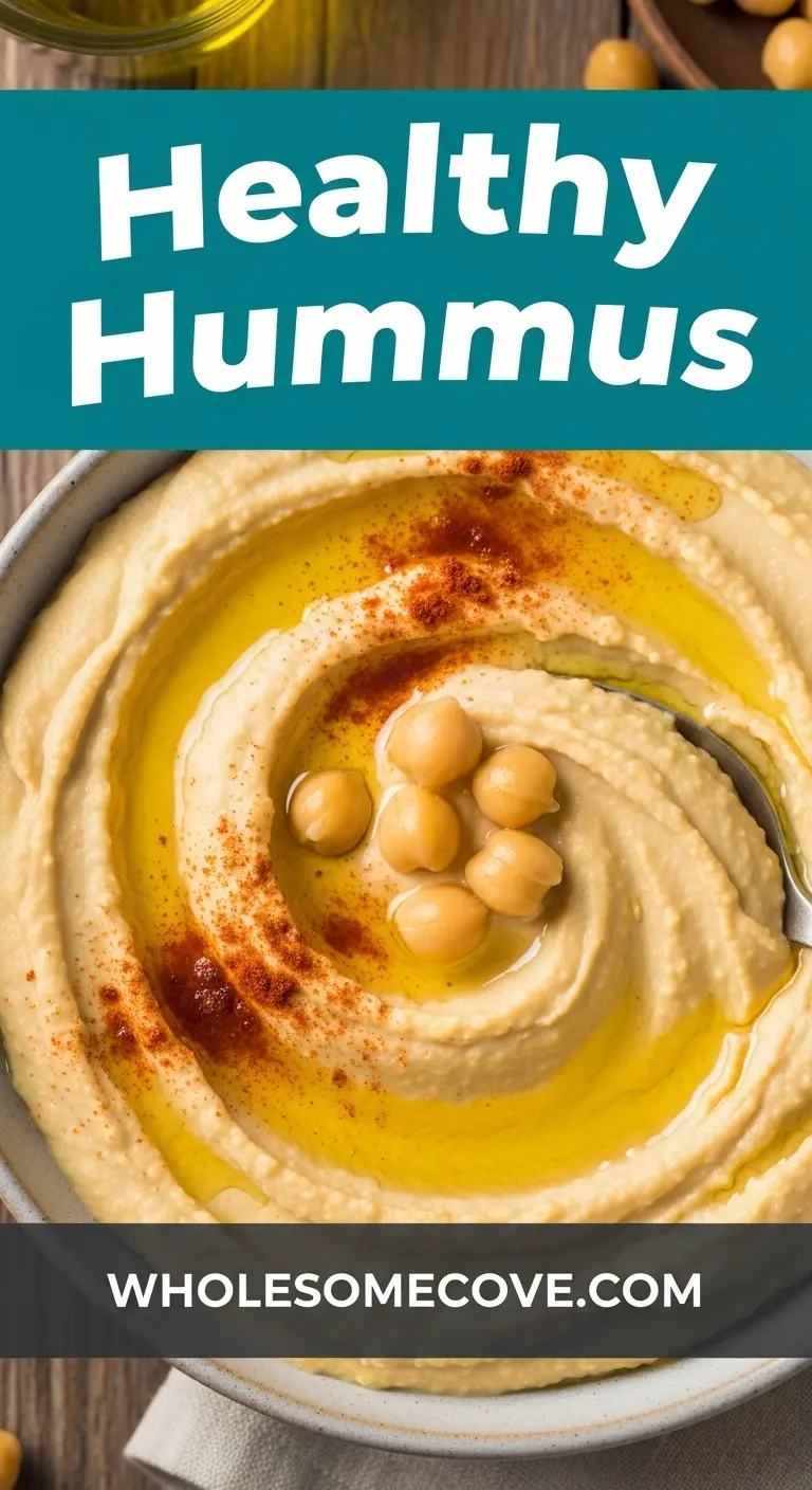 Healthy Hummus Recipe | Light, Fresh & Flavorful Party Appetizer