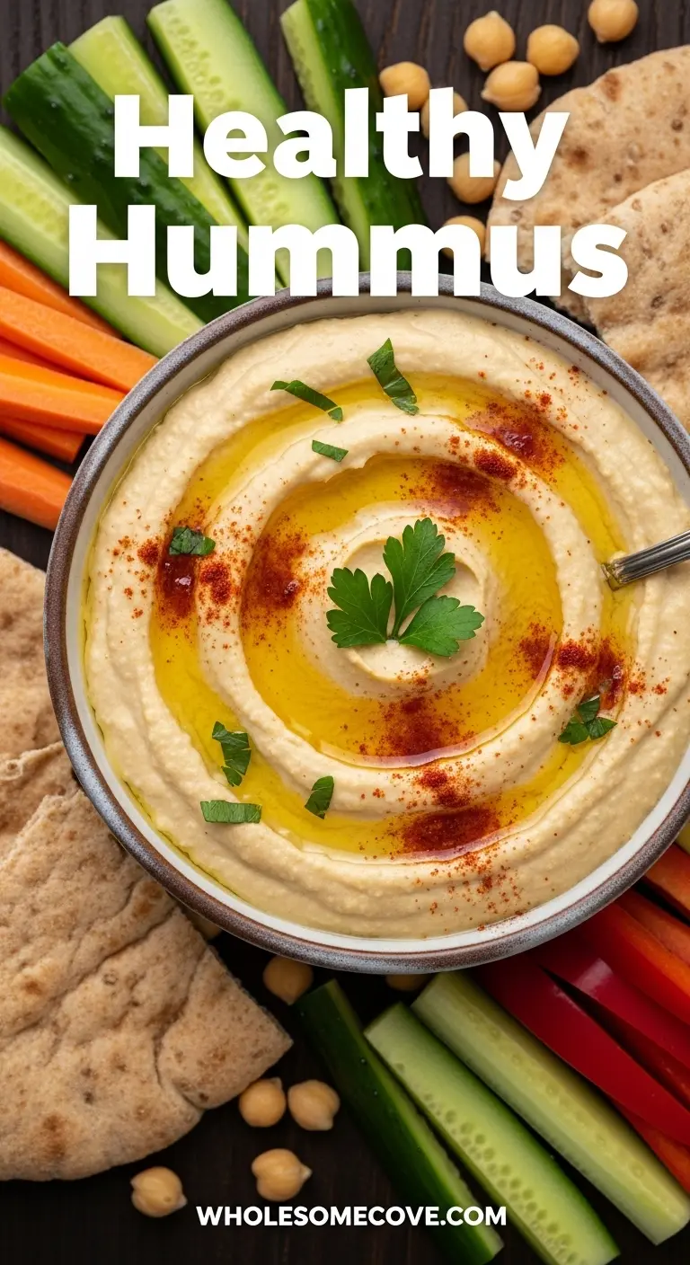 Healthy Hummus Recipe | Smooth, Creamy & Full of Flavor