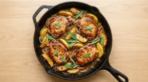 Pork and Apple Skillet Recipe