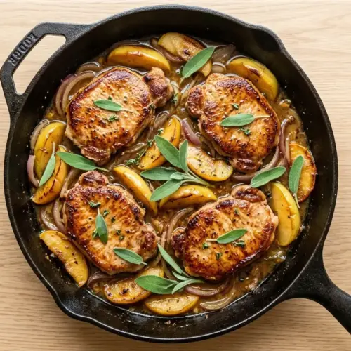 Pork and Apple Skillet Recipe