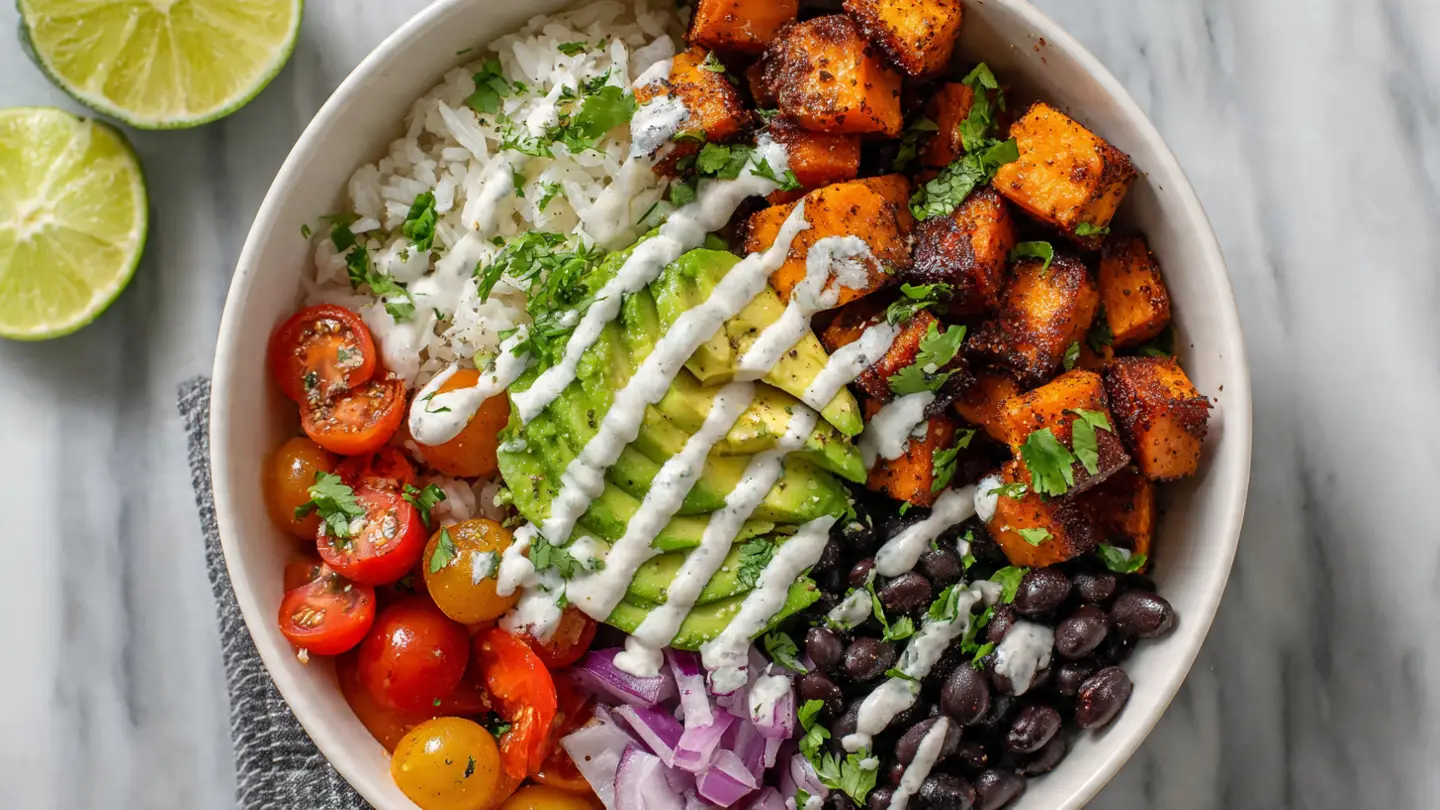 Sweet Potato and Black Bean Bowls Recipe