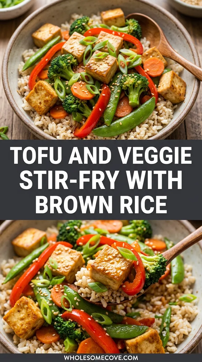 Tofu and Veggie Stir-Fry with Brown Rice Recipe