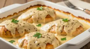 Baked Chicken With Alfredo Sauce Recipe