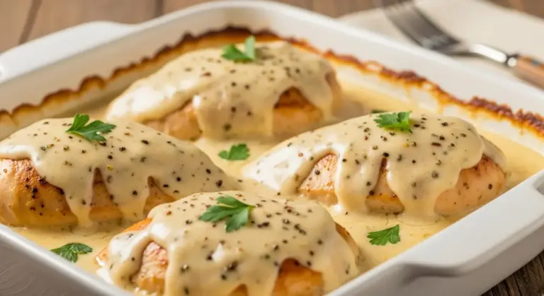 Baked Chicken With Alfredo Sauce Recipe