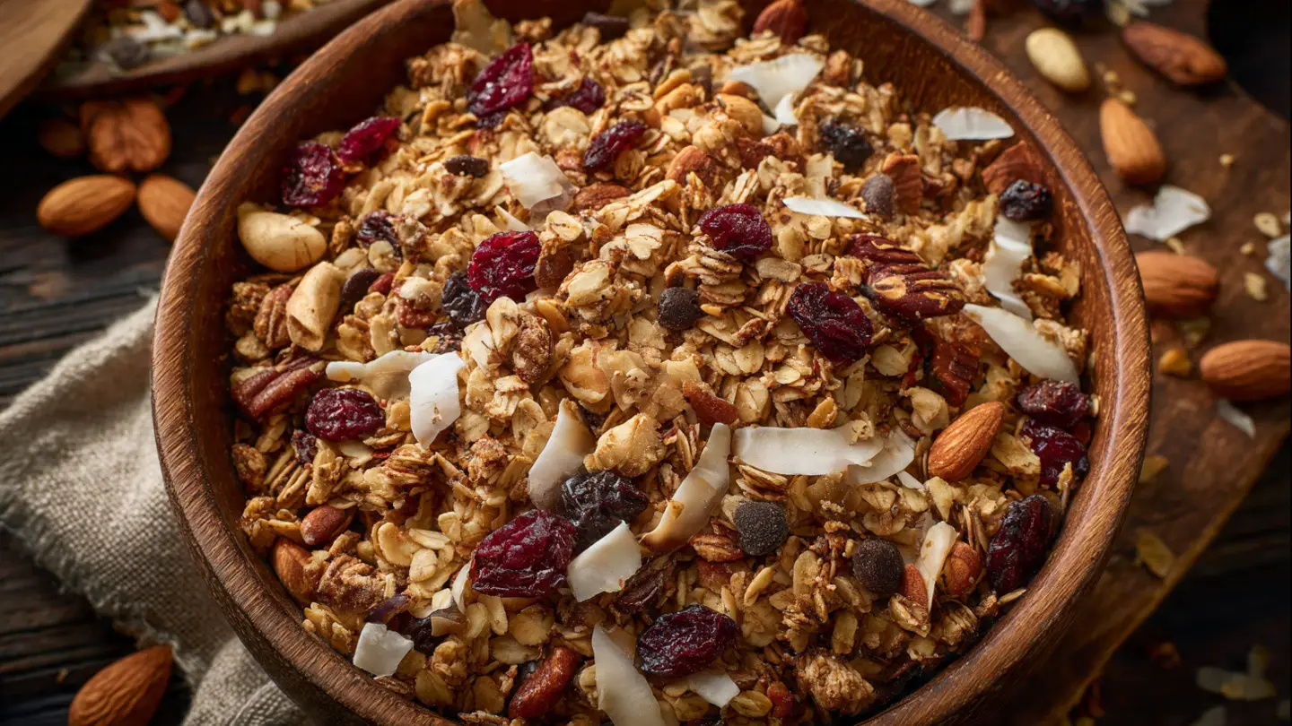 Easy Healthy Homemade Granola Recipe