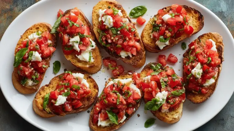 Healthy Bruschetta Recipe
