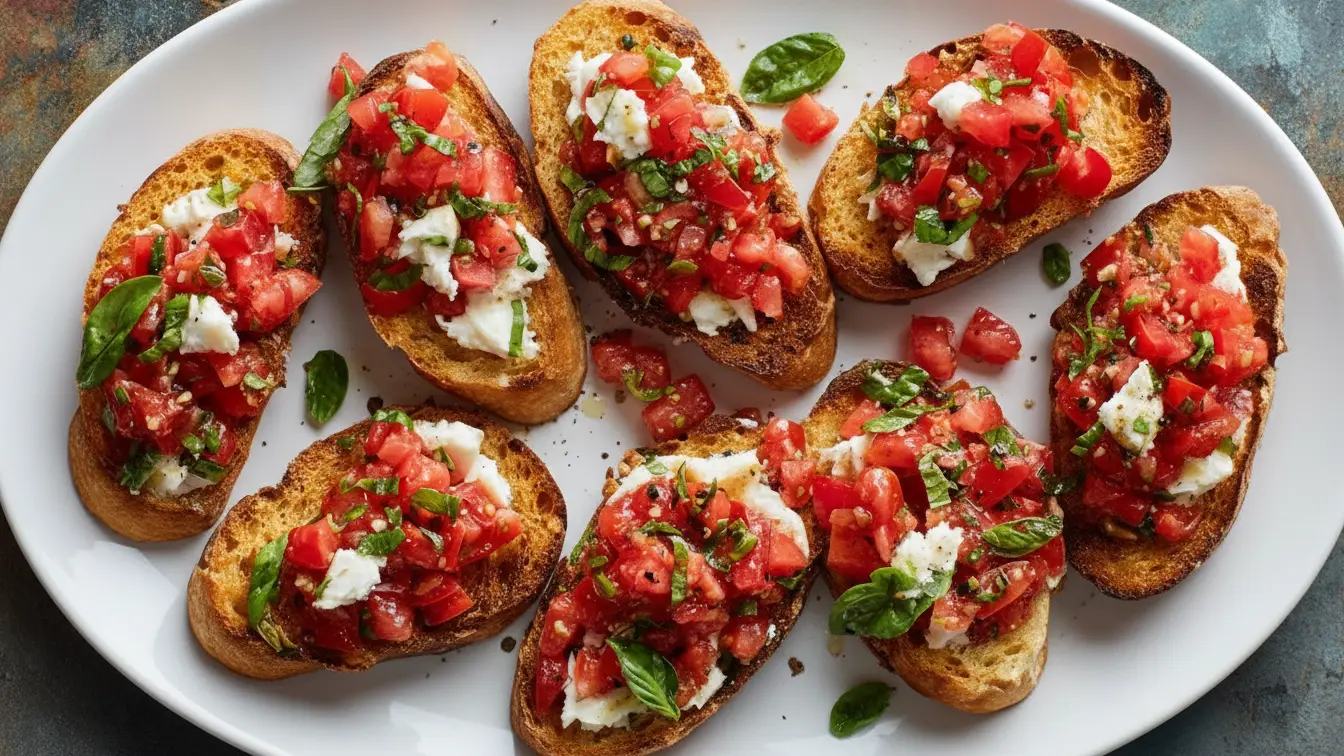 Healthy Bruschetta Recipe