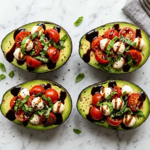 Caprese Stuffed Avocados Recipe