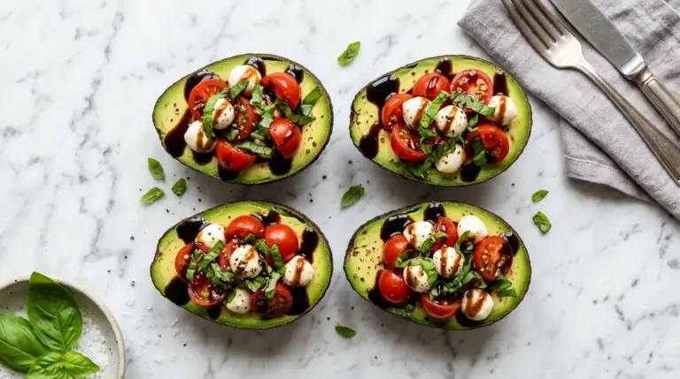 Caprese Stuffed Avocados Recipe