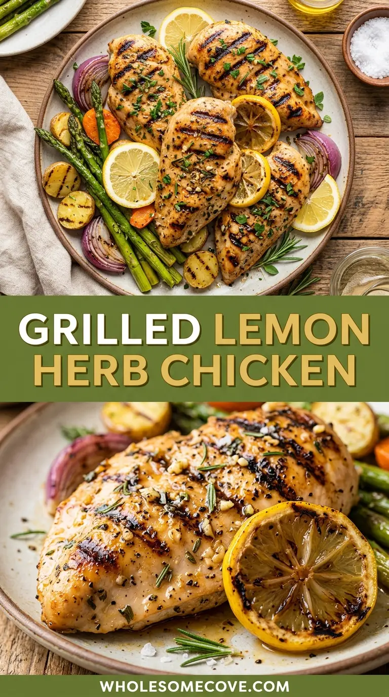 Grilled Lemon Herb Chicken Recipe