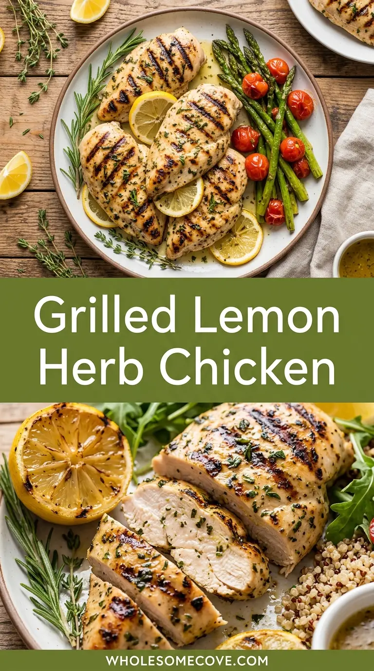 Grilled Lemon Herb Chicken Recipe
