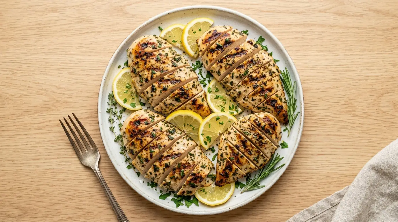 Grilled Lemon Herb Chicken Recipe