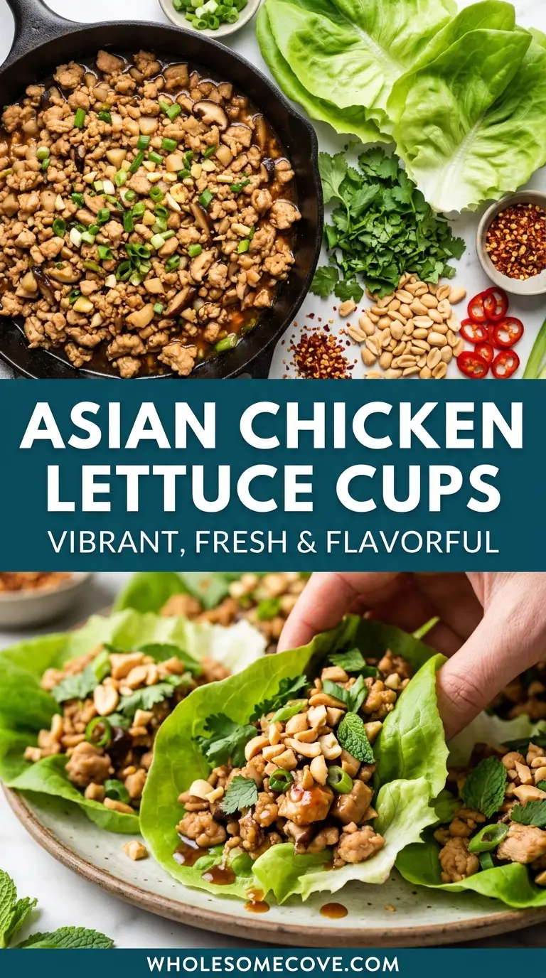 Asian Chicken Lettuce Cups Recipe