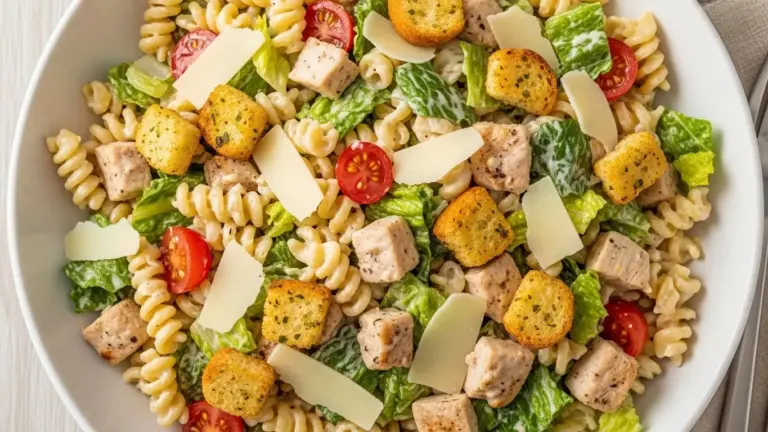 Chicken Caesar Pasta Salad Recipe