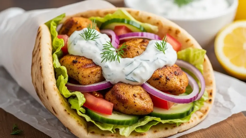 Greek Chicken Gyros Recipe