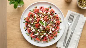 Watermelon Feta Salad with Mint Recipe