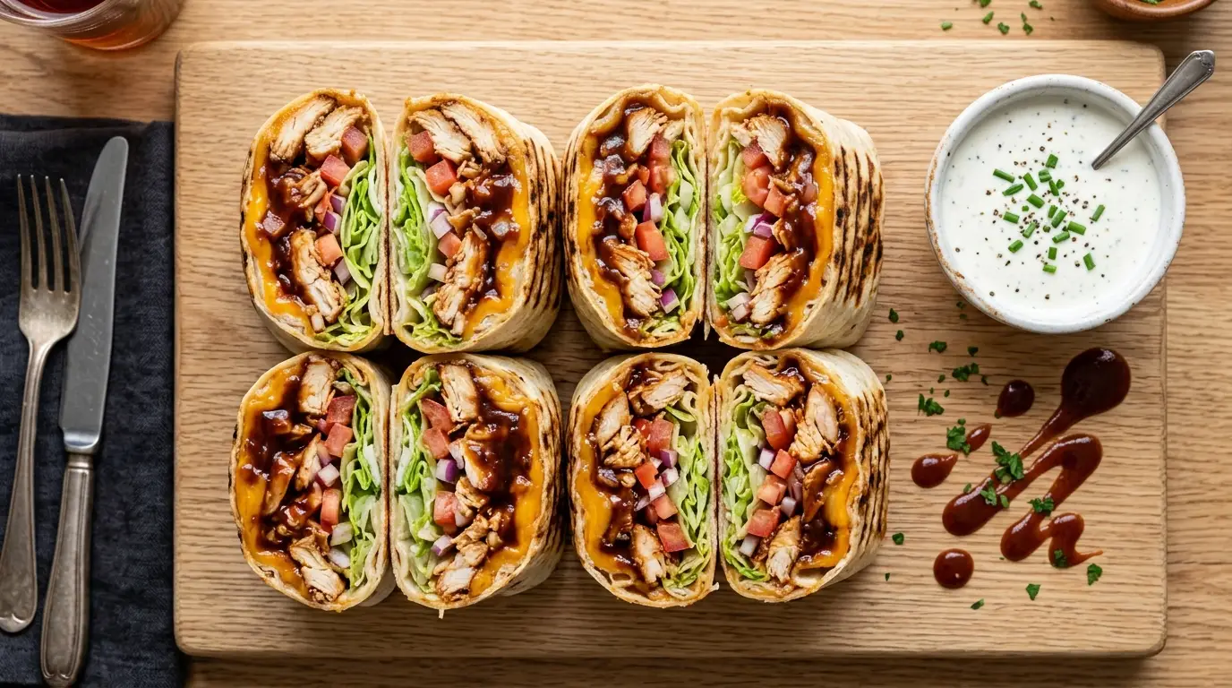 BBQ Chicken Wrap Recipe