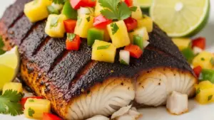 Blackened Fish with Pineapple Salsa Recipe