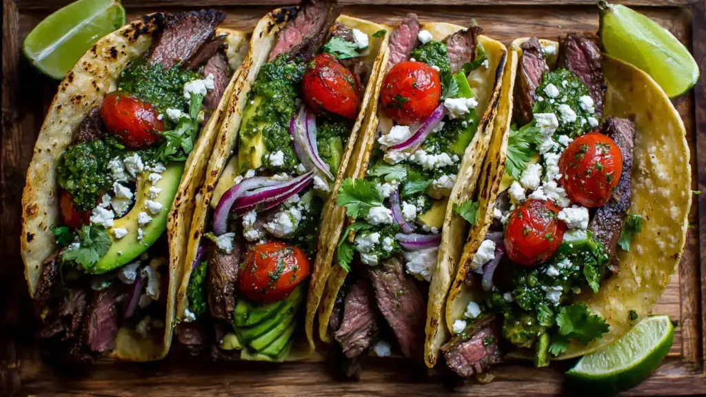 Chimichurri Steak Tacos Recipe