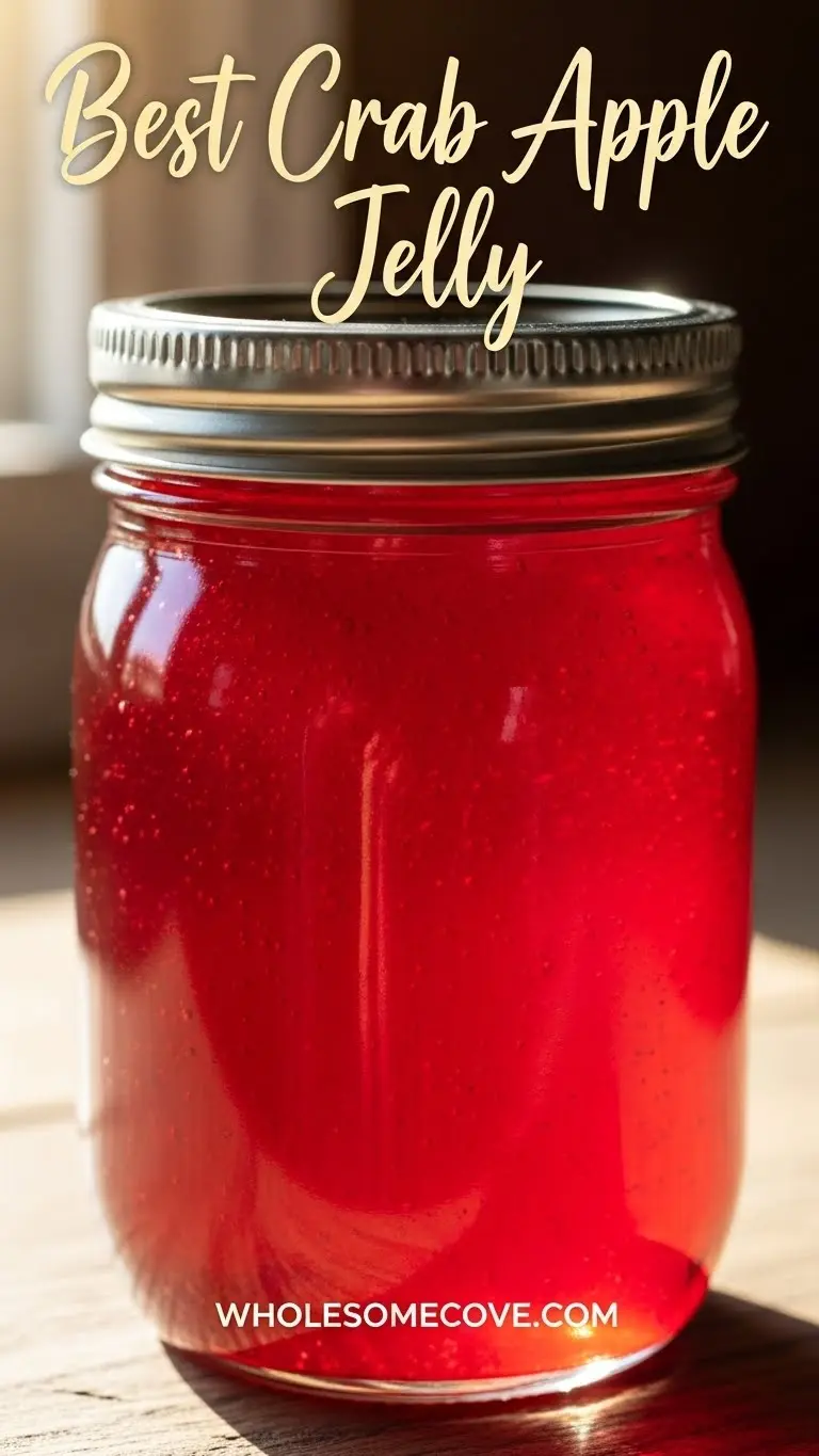Crab Apple Jelly Recipe | Easy Harvest-to-Jar Homemade Preserve