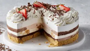 Cheesecake Ice Cream Cake Recipe