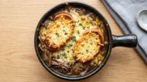 French Onion Beef Short Rib Soup Recipe
