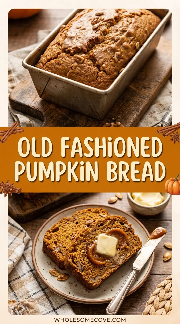 Old Fashioned Pumpkin Bread Recipe