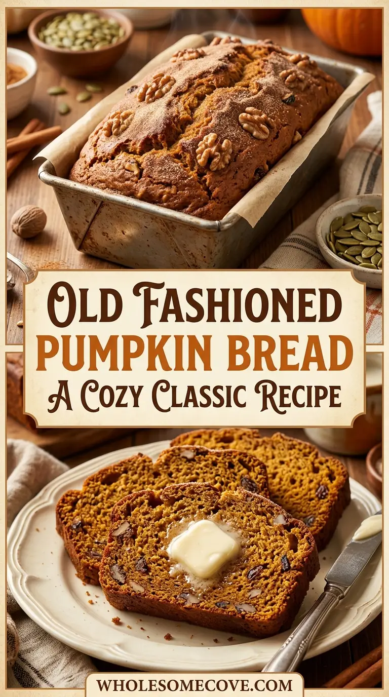 Old Fashioned Pumpkin Bread Recipe
