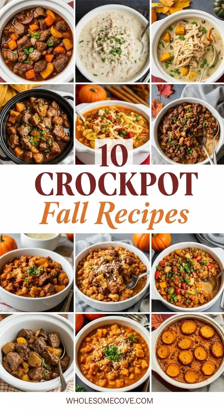10 Crockpot Fall Recipes for the Coziest Season