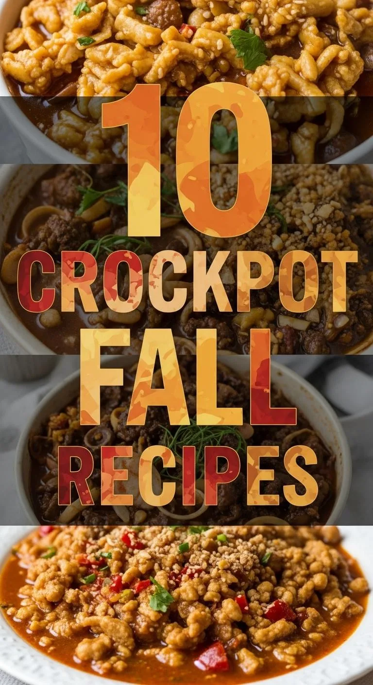 10 Crockpot Fall Recipes Made Easy and Delicious