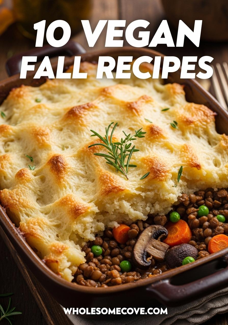 Vegan Mushroom and Lentil Shepherd’s Pie