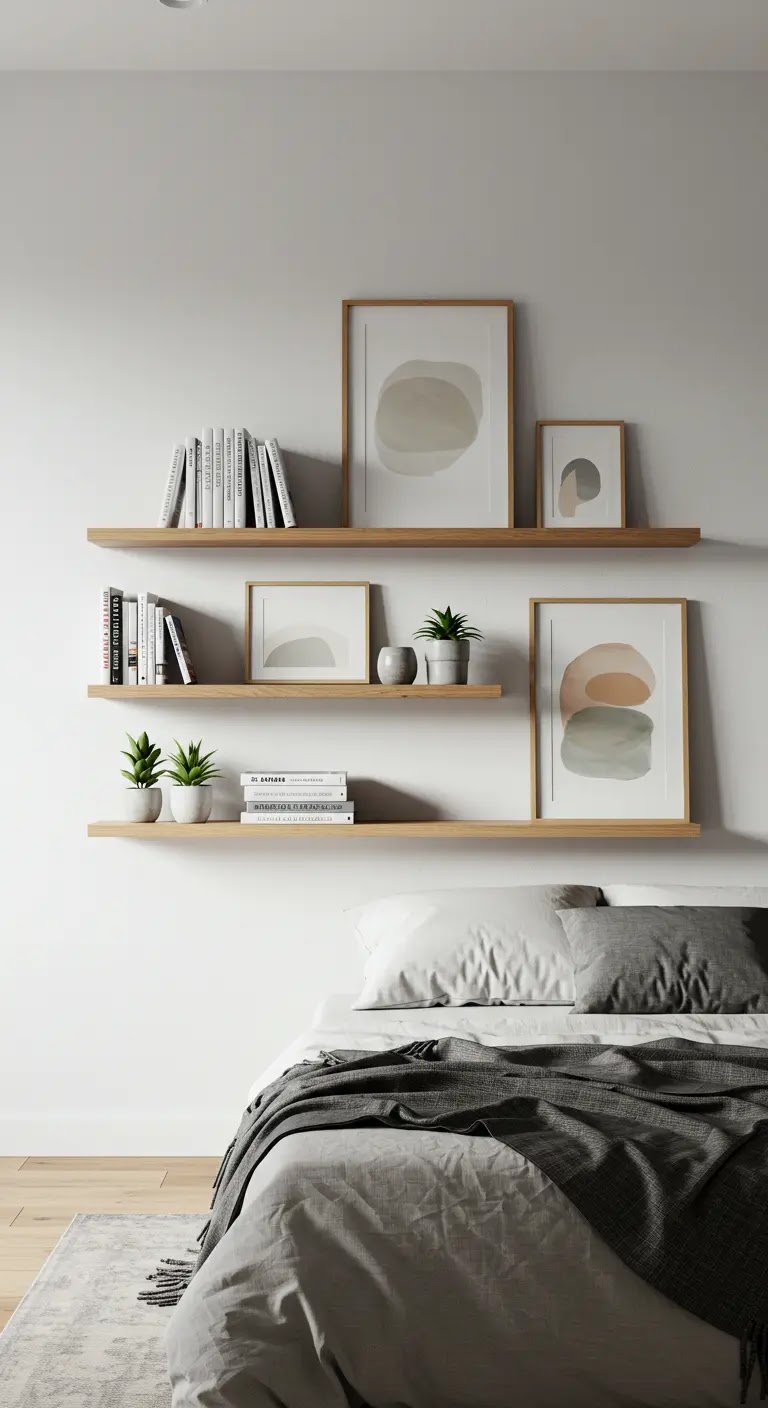 Install Wall Shelves Install Wall Shelves