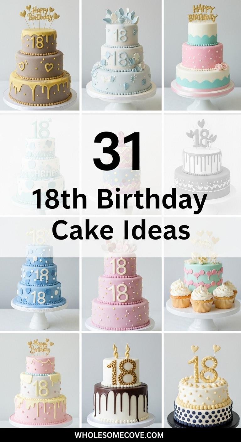 31 18th Birthday Cake Ideas - Celebration Decor Goals 31 18th Birthday Cake Ideas - Celebration Decor Goals