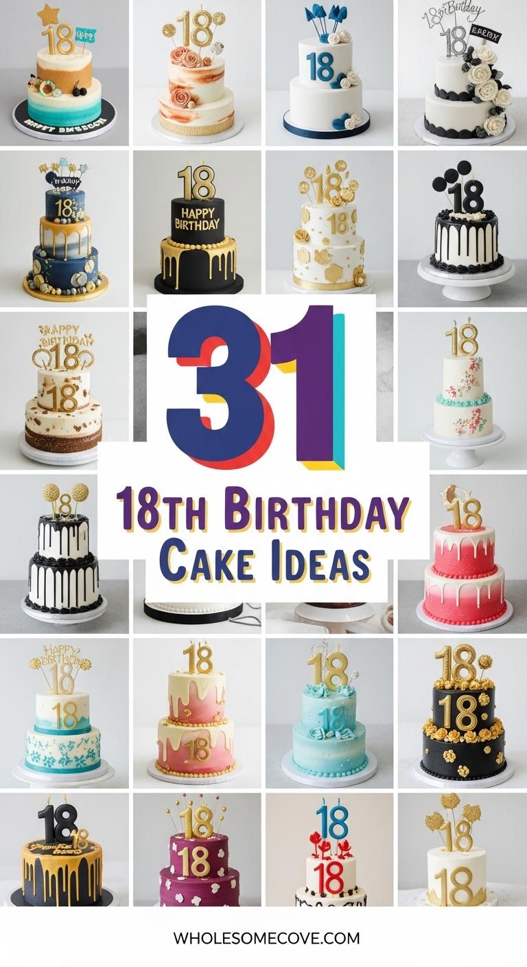 31 18th Birthday Cake Ideas - Sweet & Trendy Teen Cakes 31 18th Birthday Cake Ideas - Sweet & Trendy Teen Cakes